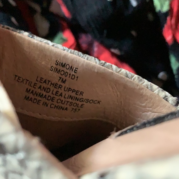 Steven by Steve Madden Simone snake print mules - Picture 4 of 8